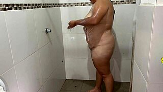 amazing hidden cam catches neighbor bathing and touching herself wet