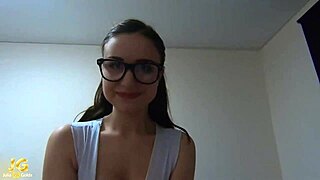 Student gives handjob and blowjob to teacher dick then bends over for rough doggystyle pounding!