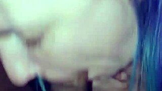 Nasty slut gives sloppy top to BBC!