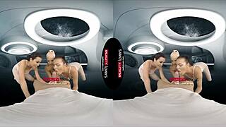 realitylovers foursome fuck in outer space with blonde and brunette riding