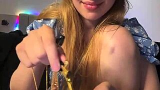 hey blond girl, why are you playing in doggystyle like that on webcam?