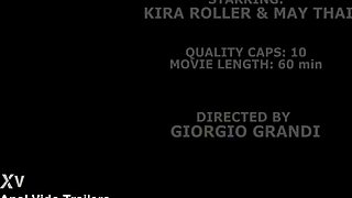 kira roller does double dap anal fisting facial