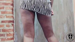 stripper club dancing ebony twerking booty shaking in sexy dress