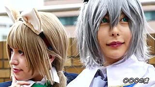 Cosplay adventure unfolds with detailed costumes in scene 135.