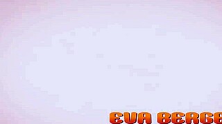 Eva Berger Gets Her Teen Pussy and Tits Soaked in Wet Closeup Action During Intense Solo Session.