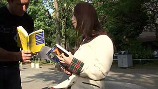 Tokyo Darling Hitomi Oishi Tackles Two Hung American Cocks