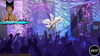 Kelsey Charms joined a thrilling Halloween contest to test sex endurance limits.