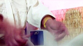 Kaia kane and cindy behr challenge karate crew in wild gym session