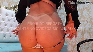 I love doing this sensual dance in my white lingerie with black accents, feeling so free