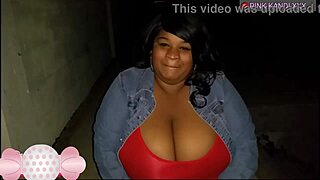 Champagn Pink Kandi XXX shows off big natural tits in ebony POV scene. Beautiful black pornstar with huge boobs gets wild!