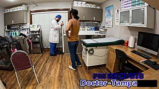 Dr Tampa Conducts Tampa University Entrance Physical On Petite Nurse Zombae In Hospital