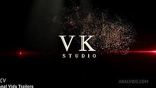 Bella Tornado and Anastasia Mistress take on a monster cock in hard anal action. 😈🍑