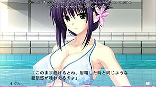 erotica yuuwaku sugumi route 5 waterballing in pool anime