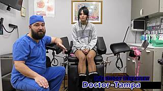 Dr Tampa Conducts Tampa University Entrance Physical On Petite Nurse Zombae In Hospital