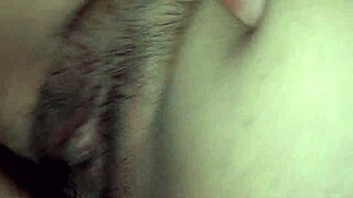 Oh wow, I see this teen masturbating her cameltoe pussy, so tight and wet!