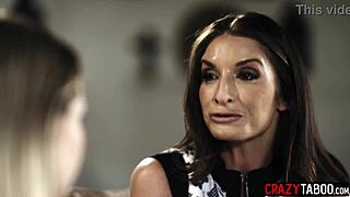 Sexy blonde teen coco lovelock licks big ass milf silvia saige pussy in hardcore ranch action.