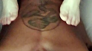 barefoot chubby milf alegra rides drblackjohnsonxxx big black cock in cowgirl position