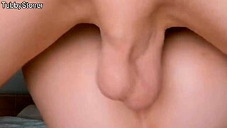 oh man, she's squirting all over his big cock in this intense close-up session 😈 her shaved pussy is getting pounded hard.