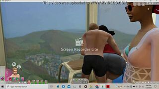 thick booty wide hips latina grinding on needy white boy