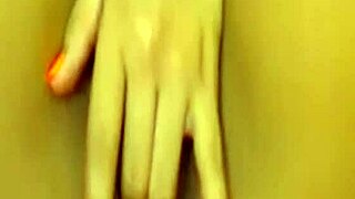 Ebony Teen Latina Masturbates With Webcam Show In Black Solo Session