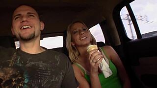 Ashley jensen surprises with intense fucking and cum drinking