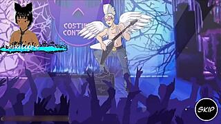 Kelsey Charms joined a thrilling Halloween contest to test sex endurance limits.