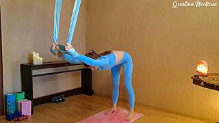 i feel so good fucking the yoga instructor in a hammock with her athletic body and tight pussy in doggystyle pov