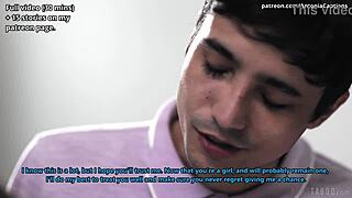 Cheerleader Teen Surrenders In Threesome With Teachers Son And Milf In Missionary Blowjob Cumshot