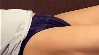 Wife Sleeping on Sofa Gets Filmed with Underwear Removed Boobs and Pussy Licked