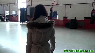 Will This Real Amateur Teen Flash Her Petite Body In The Public Gym For Neighbors