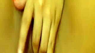 Ebony Teen Latina Masturbates With Webcam Show In Black Solo Session