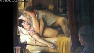 Vintage erotic drawings show such intriguing antique scenes with hairy details 😏