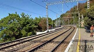 Four Foresters Used Their Hard Cocks To Fuck Lonely Widow Out Of Isolation!