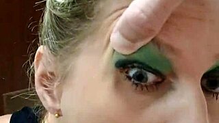 German milf prostitute Sandra performs blowjob with cum swallow in European style.