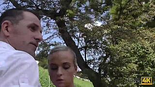 The Czech teen loses her wallet but finds wild sex for cash in hidden cam pov with old man.