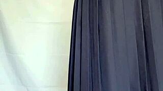 Why Wear Sailor Uniform With Sexy Lingerie And Shiny Anal Plug?