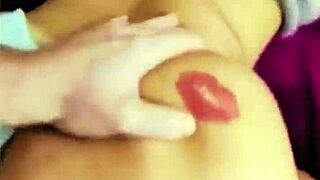 She casually washed cum from her tight wet pussy after huge Brazilian BBW creampie. Big ass panties pulled aside.