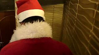 redhead milf with big boobs gives an unforgettable blowjob in stockings