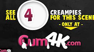 All the cum pumped in Selina Imai left her dripping. Petite brunette babe rides big cock in missionary and doggystyle to creampie.