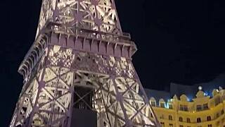 Beautiful ITALIAN babe GIVES blowjob rimjob then GETS anal FUCKED in VEGAS by MANUEL FERRARA