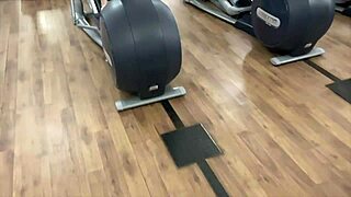 gym beauty joins me for intimate bathroom encounter after workout