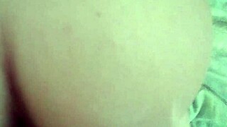 Wow, Check Out This Cute Big Ass Getting Pounded Doggy Style in a Blue Miniskirt While Bathing in the Shower! Her Submissive Girlfriend Moans as Daddy and Father-in-Law Watch.