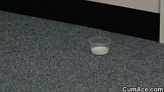 Peculiar Beauty In Blowbang Gets Cumshot Facial With Cum Swallowing And Handjob Action