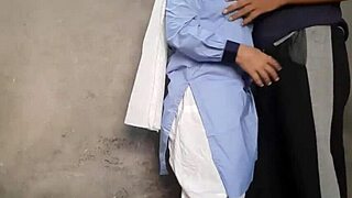 indian schoolgirl bends over for teacher in doggystyle anal fucking as lovers