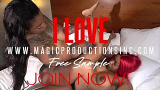 First Time Licking Pussy On Camera With Big Ass And Tits In Interracial Lesbian Roleplay Action!