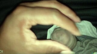 Teen strokes his small cock during skyrim gameplay session in casual fun