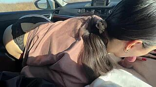 Fucked friend with boyfriend in car