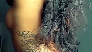 this tattooed ebony prostitute shows off her ass, gets anal assfucking with oral blowjob on big black cock