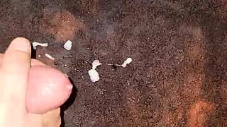 Quick fleshlight stroke session with my big cock until cumshot 😈