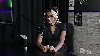 Brazilian blonde lesbians in sheer lingerie and costumes for group swinger sex